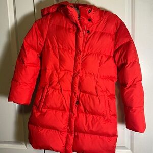 Crewcuts girls down parka coat size 8